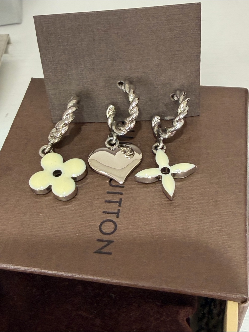 Louis Vuitton Sweet Monogram Charm Earrings Set
